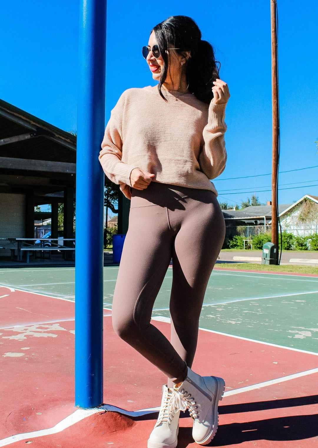 Your Casual Leggings - Brown - Shop 112