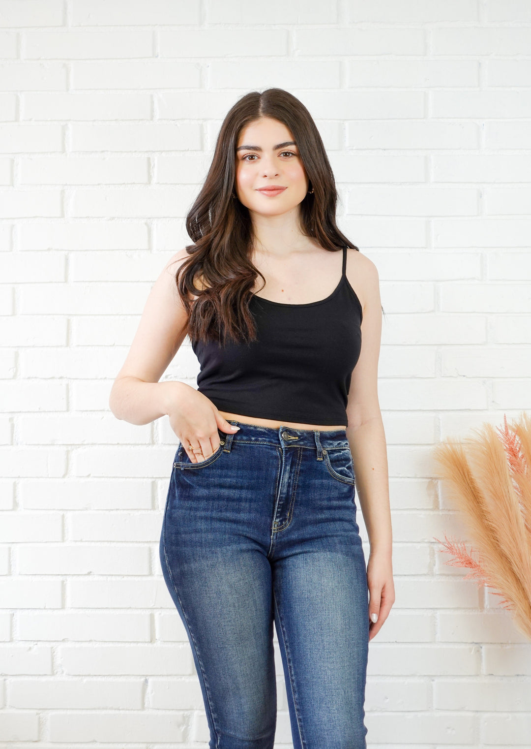 Half Basic Top- Black