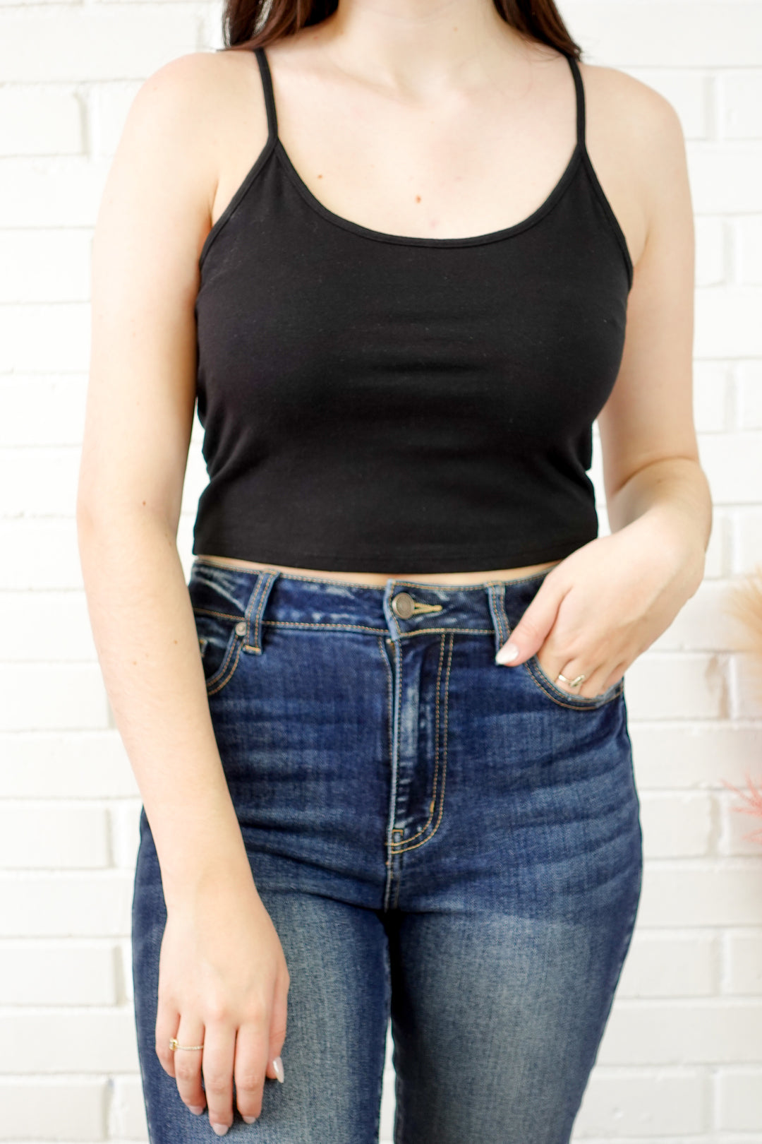 Half Basic Top- Black