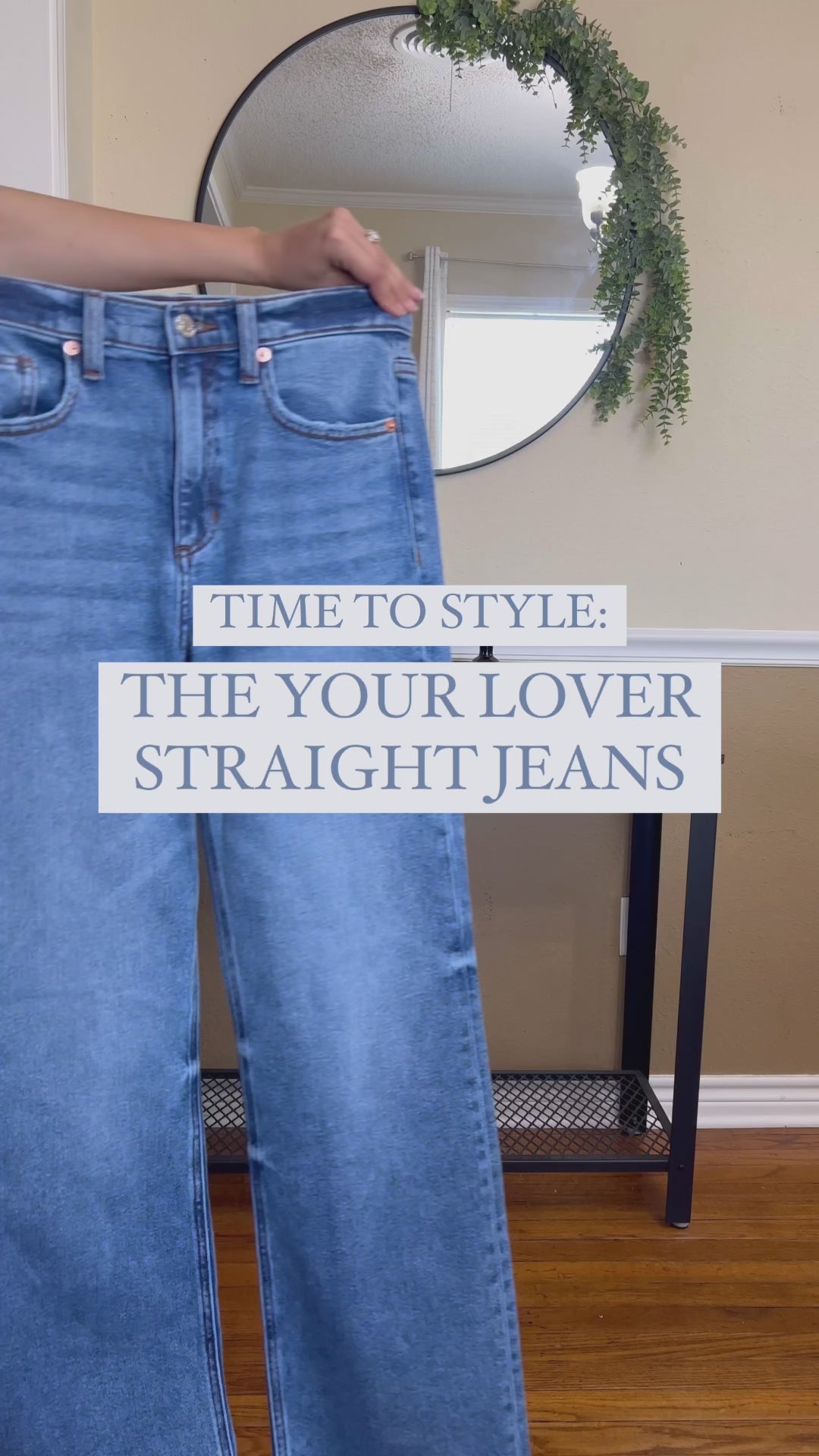 Your Lover High Rise Wide Straight Jeans - Medium