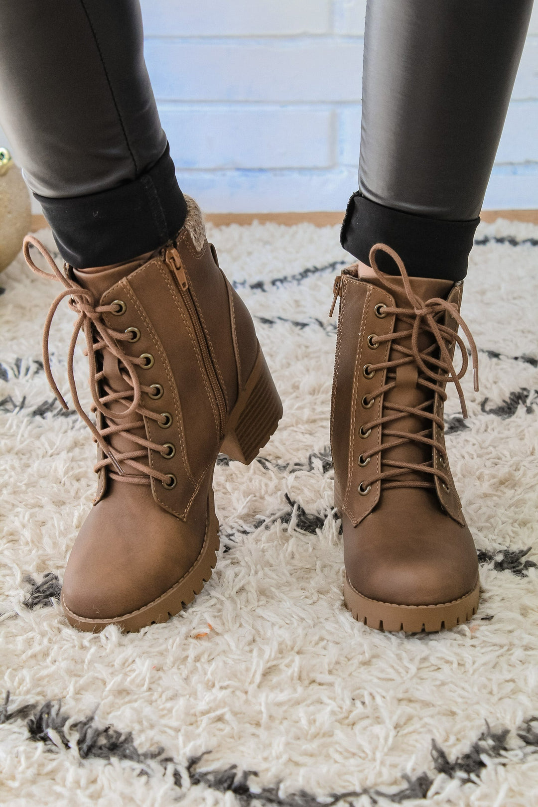 Dream By The Fire Booties- Light Brown - Shop 112